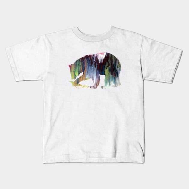 Bear Kids T-Shirt by BittenByErmines